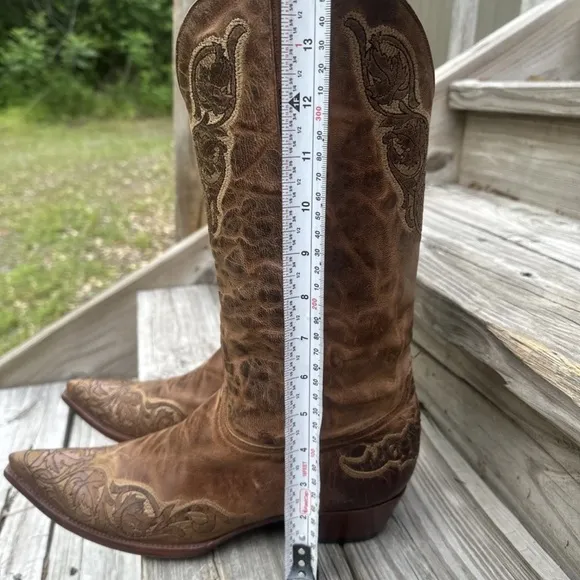 Old Gringo Rust Brown Leather Viridiana Western Cowgirl Boot size 10 B