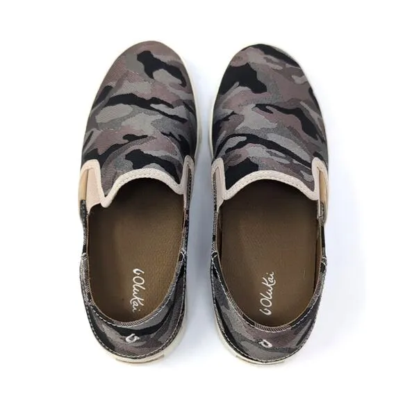 Olukai Convertible Sneaker Women's Size US 9.5 EU 39.5 Camo Pehuea Pa'i NEW NWOB
