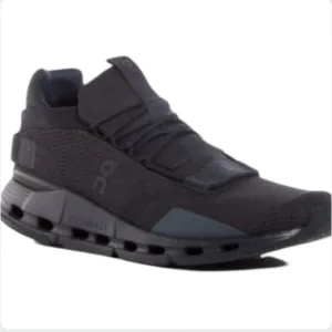 On Cloud Cloudnova Black Running Shoes Men's Size 12