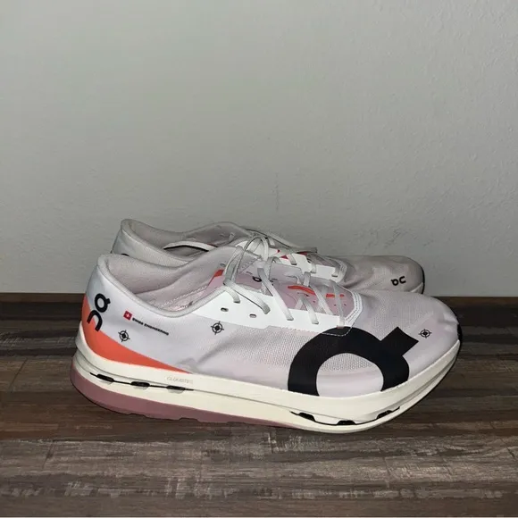 On Cloudboom Echo 3 Running Shoes Men’s Size 12 White/Flame NWT