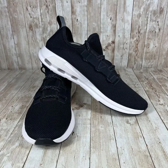 On cloudeasy Running Sneakers Mesh Breathable Sport Shoes Black‎ White Mens 13