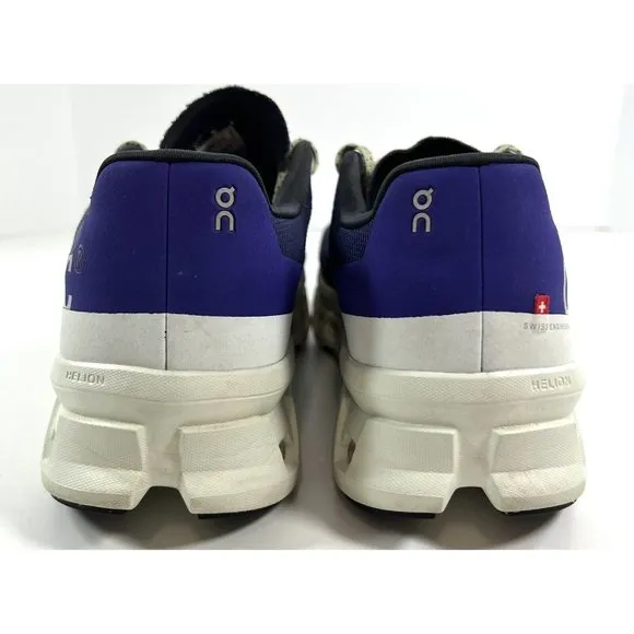 On Cloudmonster Mens 11.5 Running Shoes Sneakers Blue Purple Lightweight Cushion