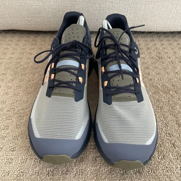 On Cloudvista Running Shoes Men US 10.5 Midnight Olive Lightweight Trail $150