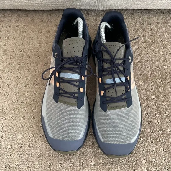 On Cloudvista Running Shoes Men US 10.5 Midnight Olive Lightweight Trail $150