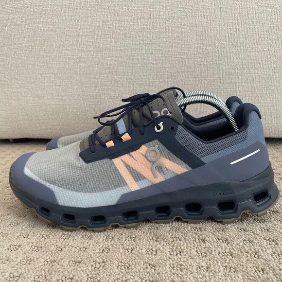 On Cloudvista Running Shoes Men US 10.5 Midnight Olive Lightweight Trail $150