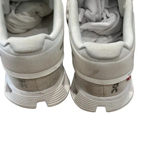 On Running Cloud 5 59.98376 Trainers Shoes Sneakers Undyed White Size M9