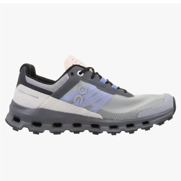 On Cloud Women's Running Shoes Lace Up CloudVista Alloy/Black Size 8.5 Like NEW