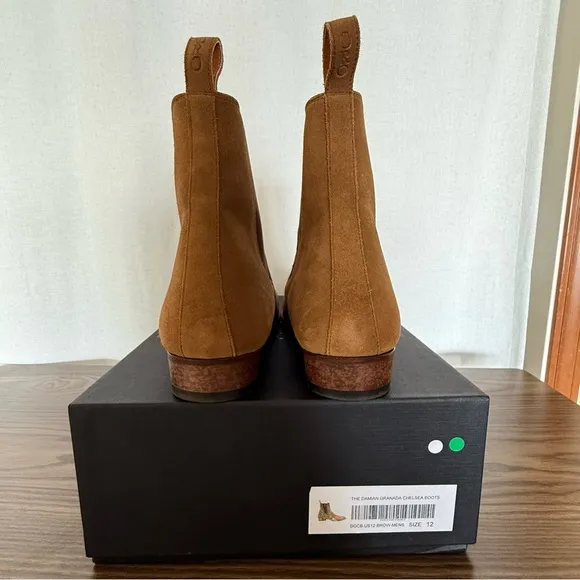 ORO The Damian Granada Chelsea Boots Brown Sz 12