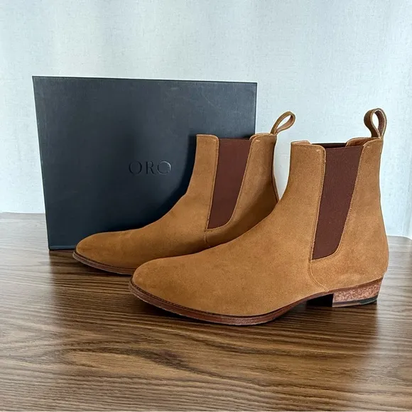 ORO The Damian Granada Chelsea Boots Brown Sz 12