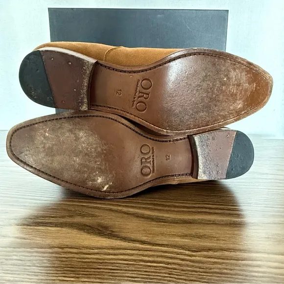 ORO The Damian Granada Chelsea Boots Brown Sz 12