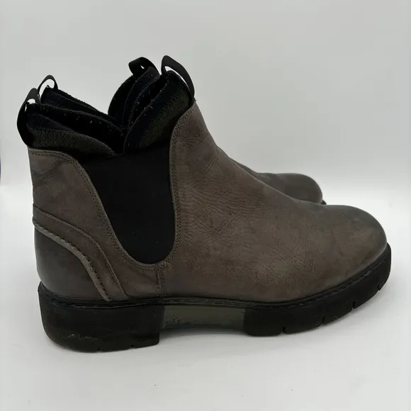 OXS Chelsea Boots Men's 9.5 Brown Pull On Casual Comfort Ankle Top Round Toe