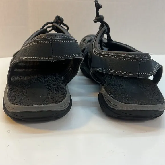 Ozark Trail Blue, Gray &amp; Black Waterproof Hiking Trekking Sandals Size 13