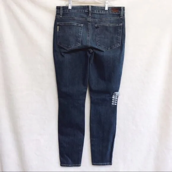 Paige Light Wash Verdugo Ankle Skinny Jeans