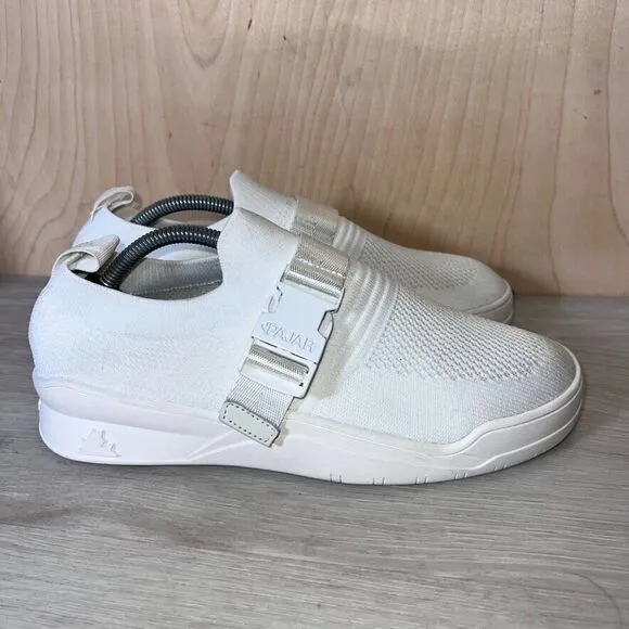 Pajar Canada Yina White Slip-on Casual Sneakers PJ-S20206 Women's 7-7.5
