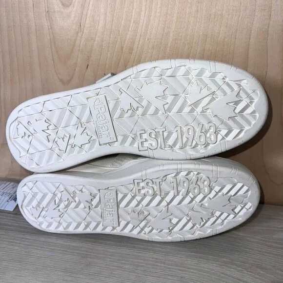 Pajar Canada Yina White Slip-on Casual Sneakers PJ-S20206 Women's 7-7.5