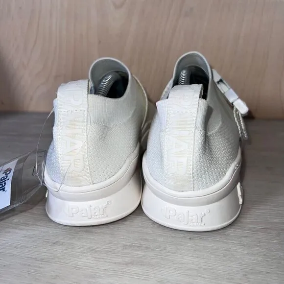 Pajar Canada Yina White Slip-on Casual Sneakers PJ-S20206 Women's 7-7.5