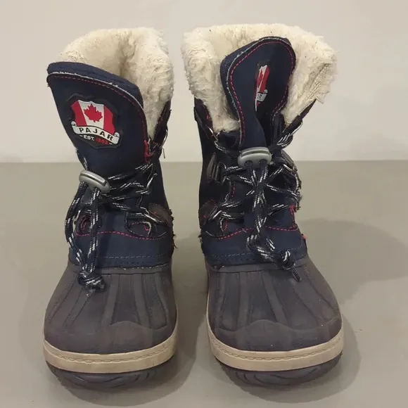 Pajar Marcel Waterproof Winter Boots Navy Unisex size 1 Youth