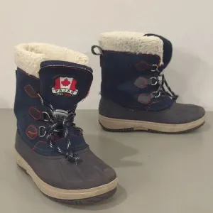 Pajar Marcel Waterproof Winter Boots Navy Unisex size 1 Youth