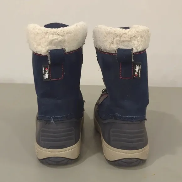 Pajar Marcel Waterproof Winter Boots Navy Unisex size 1 Youth