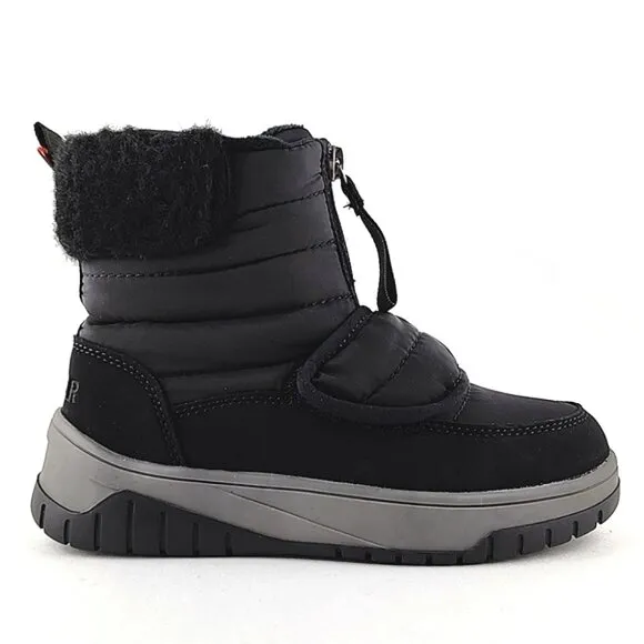 PAJAR Youth Black Winter Waterproof  Boots Velcro Insulated Rated -30c Size US 1