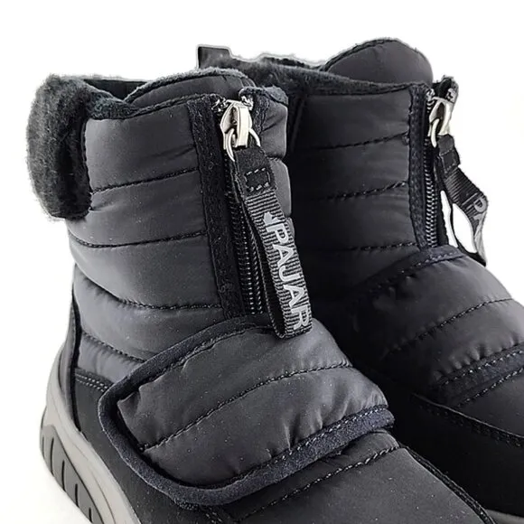 PAJAR Youth Black Winter Waterproof  Boots Velcro Insulated Rated -30c Size US 1