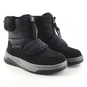 PAJAR Youth Black Winter Waterproof  Boots Velcro Insulated Rated -30c Size US 1