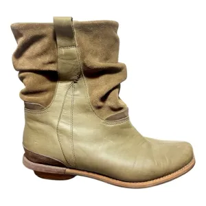 PATAGONIA Addie Peat Brown Leather Suede Boots