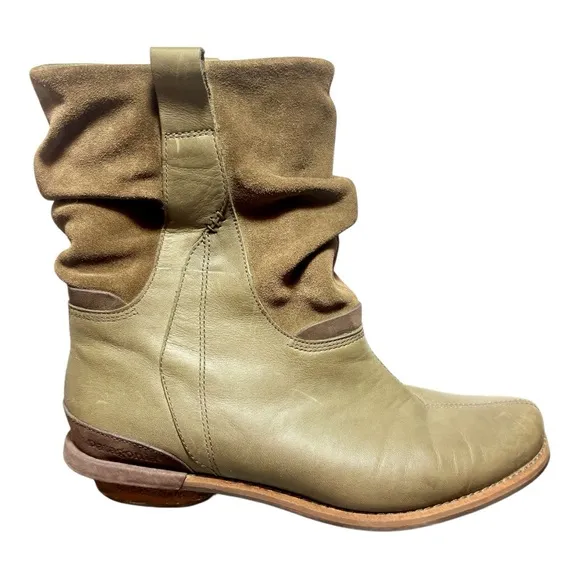 PATAGONIA Addie Peat Brown Leather Suede Boots