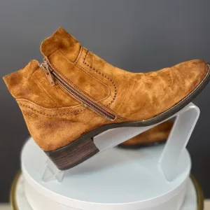 Paul green boston  bootie suede leather. Size 5.5. NWOB