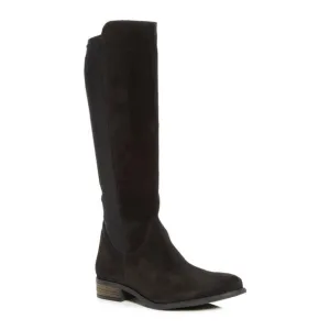PAUL GREEN Womens Black Nola Round Toe Block Heel Leather Heeled Boots 3.5