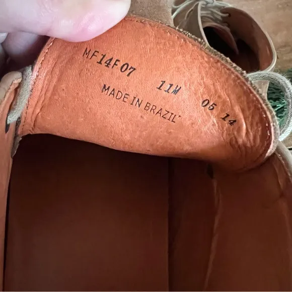 Peter Millar Chukka Suede Tan Lace Up Boots Size 11 M