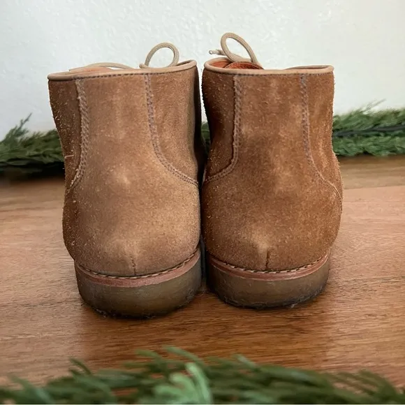 Peter Millar Chukka Suede Tan Lace Up Boots Size 11 M