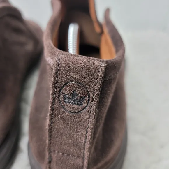 Peter Millar Excursionist Men's Chukka Boots Size 11 .5 Brown Suede Laceless