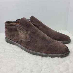 Peter Millar Excursionist Men's Chukka Boots Size 11 .5 Brown Suede Laceless