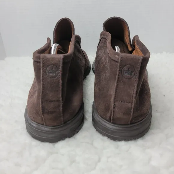 Peter Millar Excursionist Men's Chukka Boots Size 11 .5 Brown Suede Laceless
