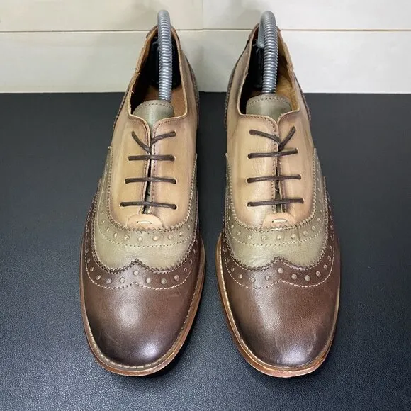 Pikolinos Brighton Brogues Leather Oxfords Women's Size 10 Shoes EU40 Wing Tip