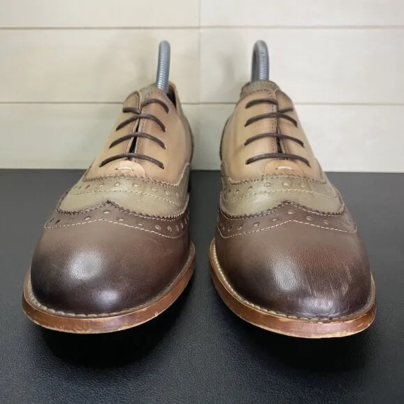 Pikolinos Brighton Brogues Leather Oxfords Women's Size 10 Shoes EU40 Wing Tip