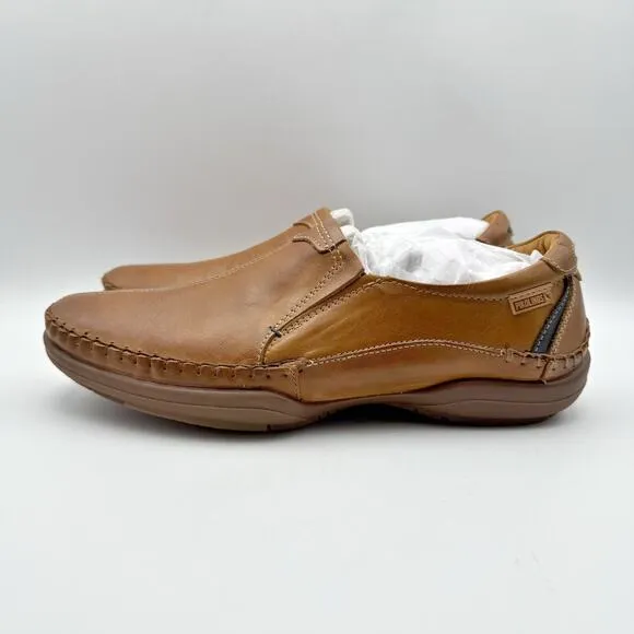 Pikolinos Mens San Telmo Slip On Loafer EU 41 US 8 Brown Leather NWOB