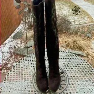 Prada Brown Suede Boots
