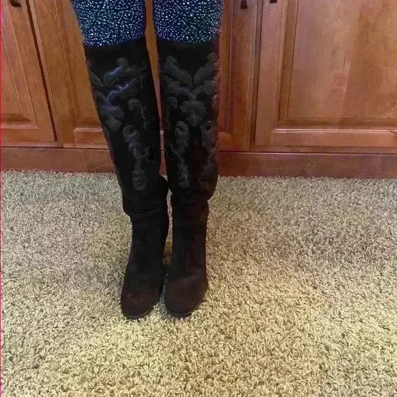 Prada Brown Suede Boots
