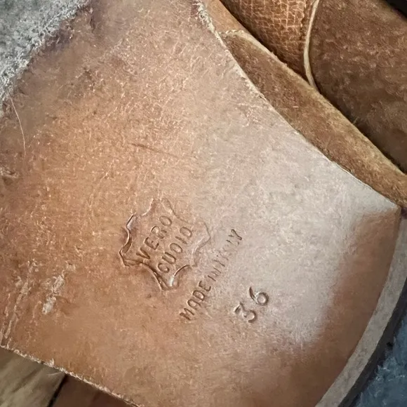 Privilege 5.5 Italian Western Boho Style Boots Made In Italy Leather