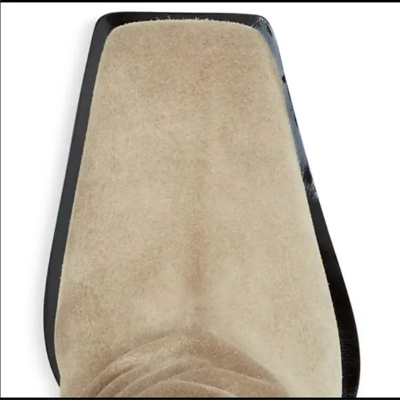 Proenza Schouler Sucal Wrinkle Square Toe Boots