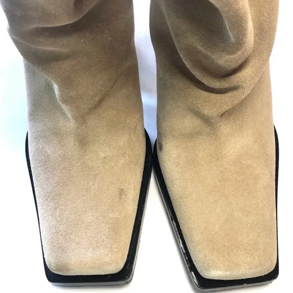 Proenza Schouler Sucal Wrinkle Square Toe Boots