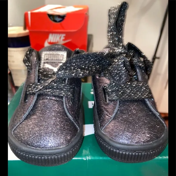 Puma Basket Heart Glamour Toddler's Shoes