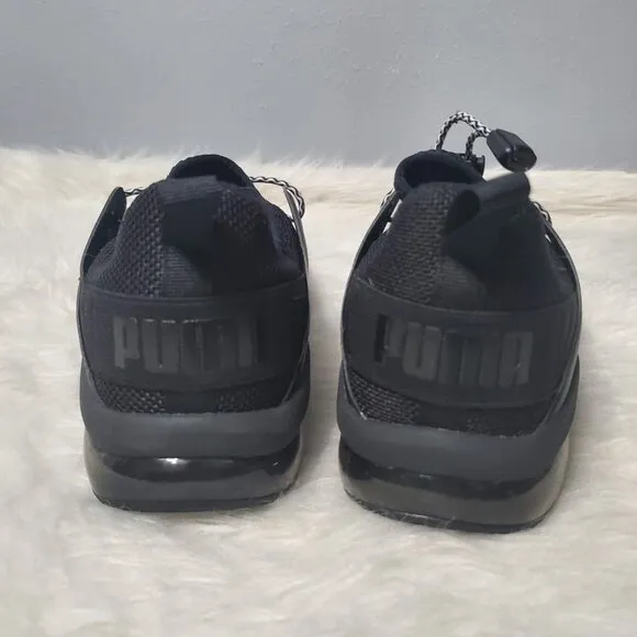PUMA Black Electron Street Running Shoes, 11