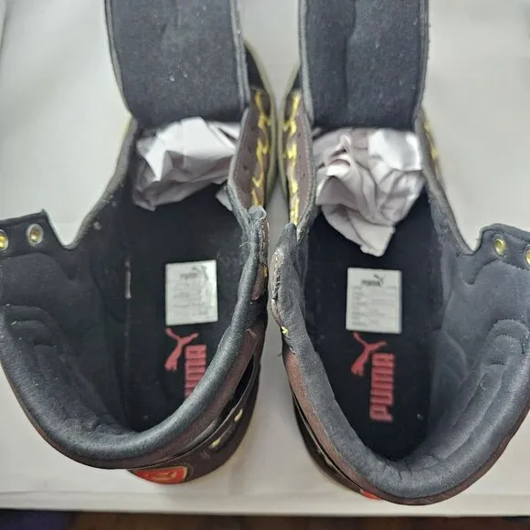 Puma Men's First Round Chinese New Year Rare Sneakers Black/Gold/Red