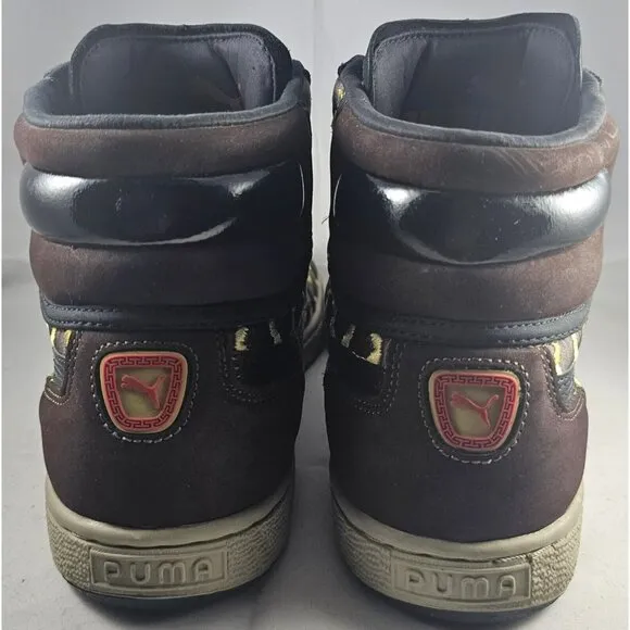 Puma Men's First Round Chinese New Year Rare Sneakers Black/Gold/Red