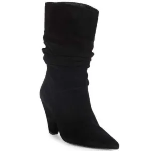Pure Navy Aturo Slouch Suede Black boots size 9
