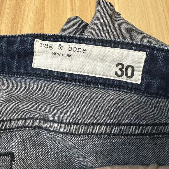 Rag &amp; Bone Dre Boyfriend Fit Dark Wash Jeans - Size 30