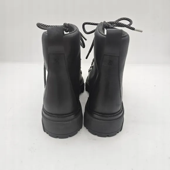Rag &amp; Bone Shiloh Biker Leather Boots Black Size 40 EU